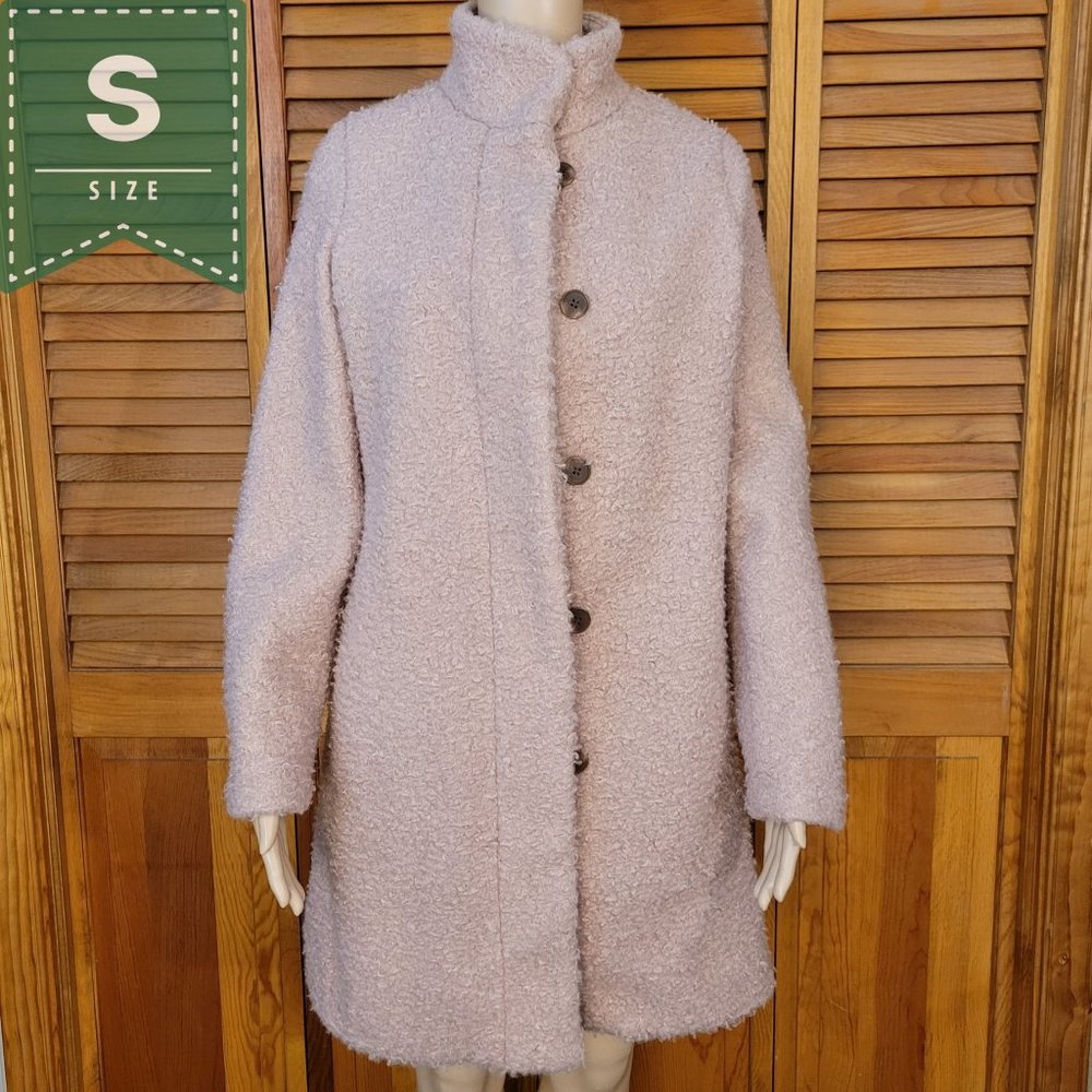 Blush Fuzzy Button Up Old Navy Coat